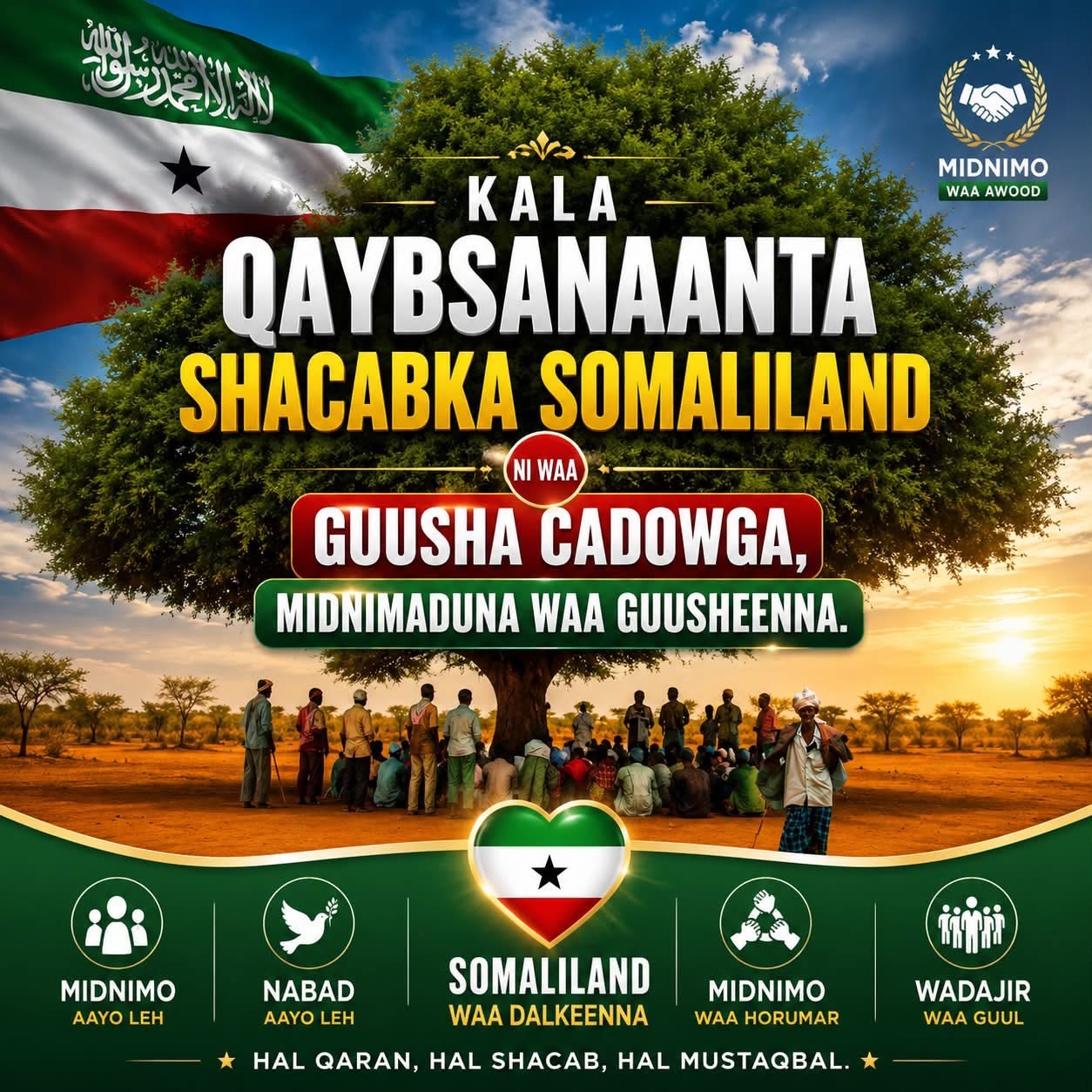 Midnimada Somaliland Waa Hubka Ugu Weyn Ee Lagu Jabin Karo Shirqool Kasta.