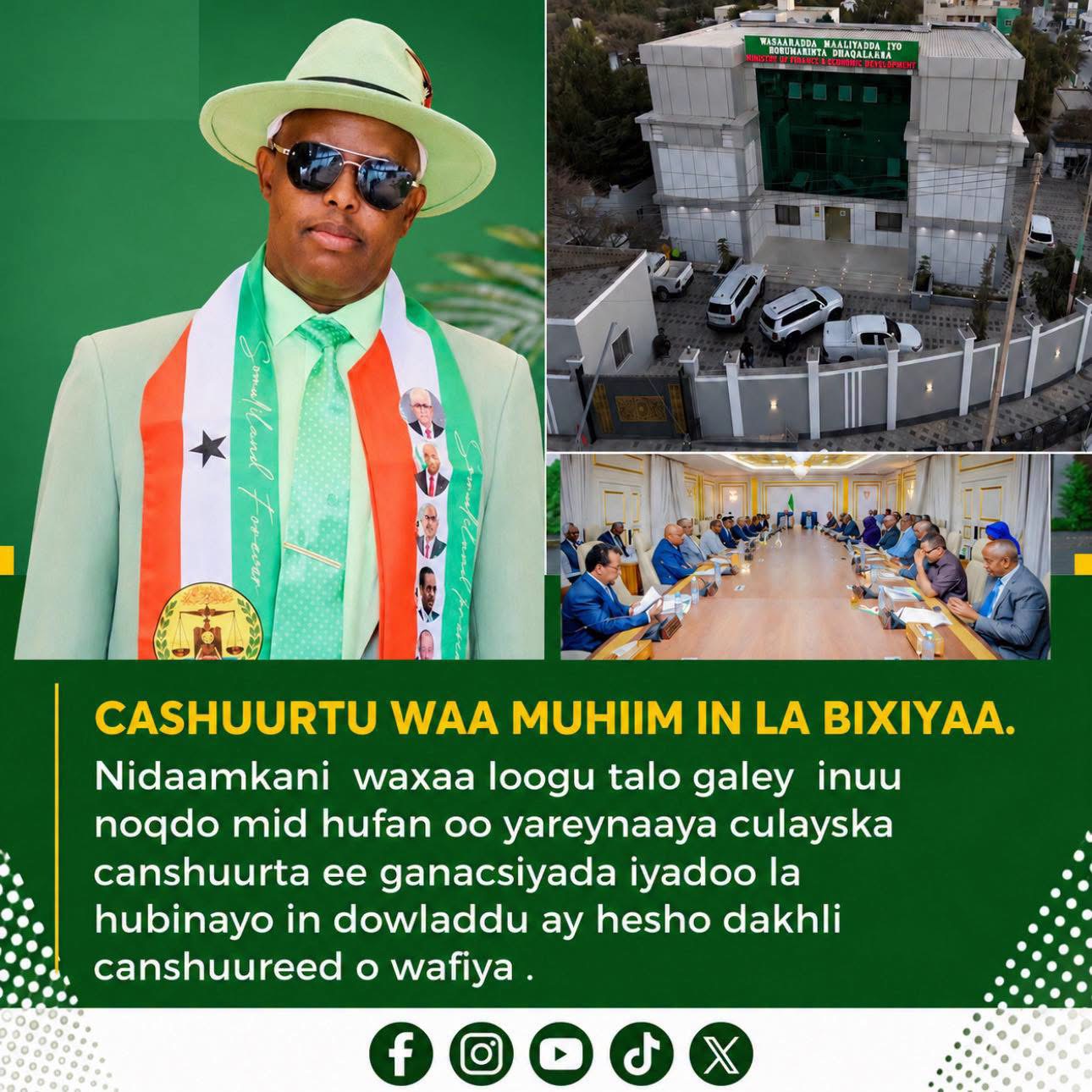 Cashuurta GST maaha mid ku kooban Somaliland balse waxa laga hirgeliyey dalal badan oo aduunka ah" Siyaasi Maxamed Kaahin